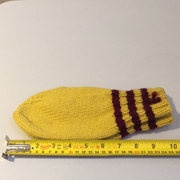 3 Pairs Hand Knit Mittens & Kombi Mitt Clips Kids Children's - Picture 15 of 16